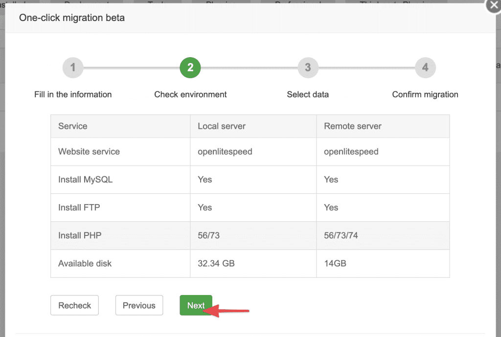 How to migrate data on aaPanel