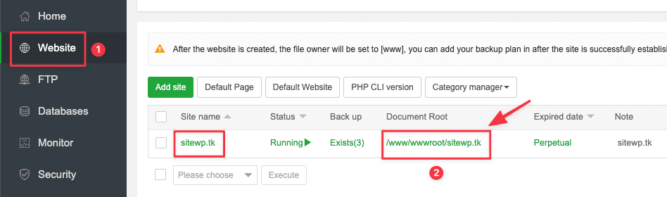 How to configure Alias domain on aaPanel