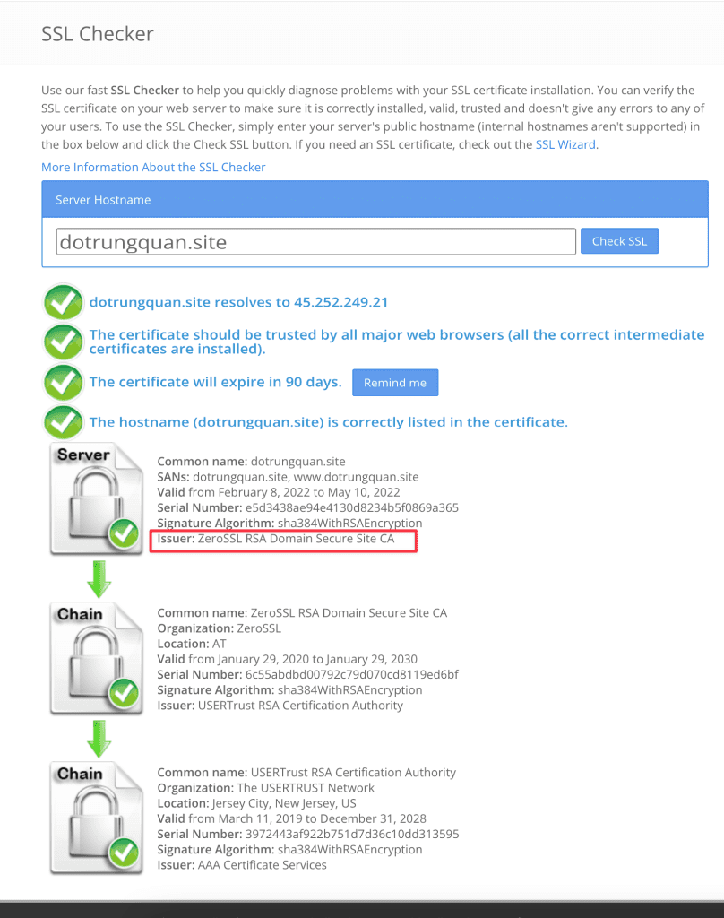 How to install ZeroSSL on cPanel