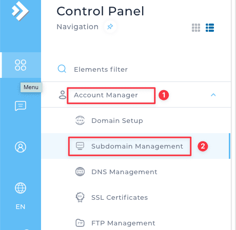 Đổi Document root cho subdomain