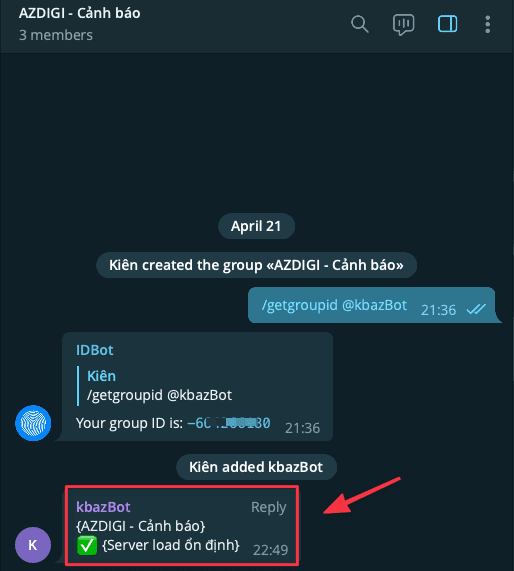 How to set up Zabbix alerts via Telegram