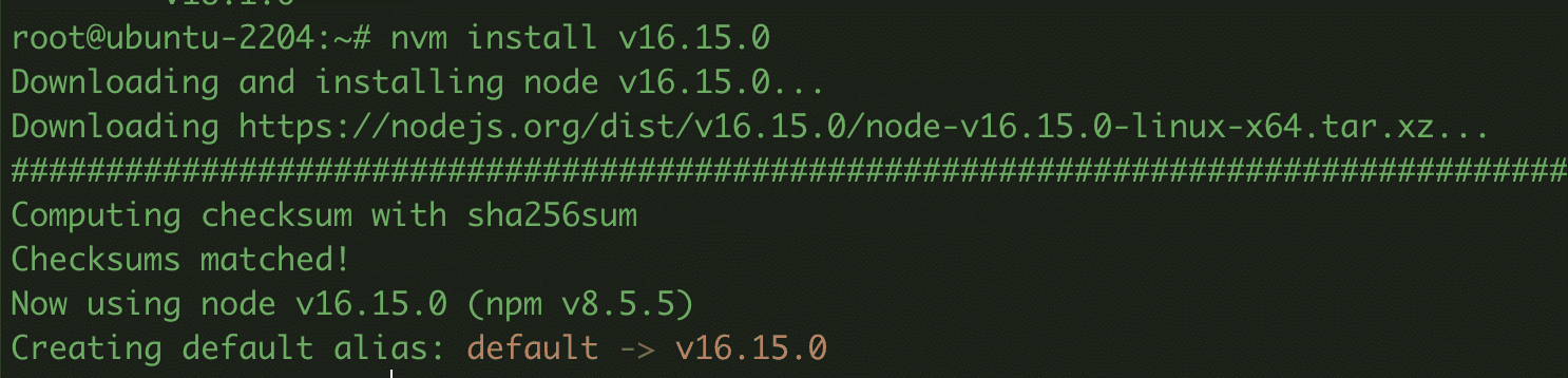 How to install Node.js with NVM on Ubuntu 22.04
