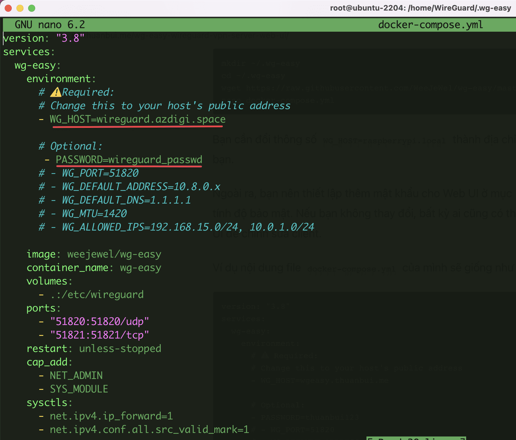 Cài đặt WireGuard với Docker Compose trên Ubuntu 22.04