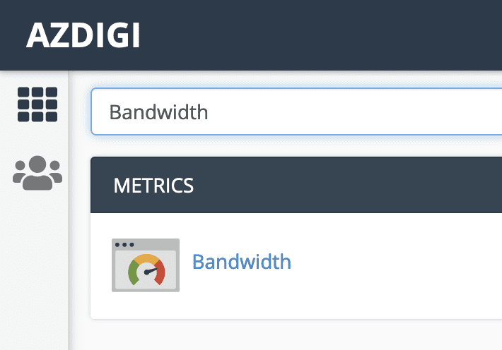 Bandwidth trên cPanel