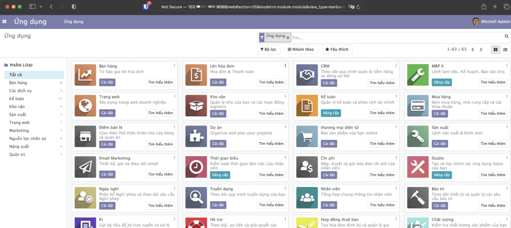 Hướng dẫn cài đặt odoo với docker