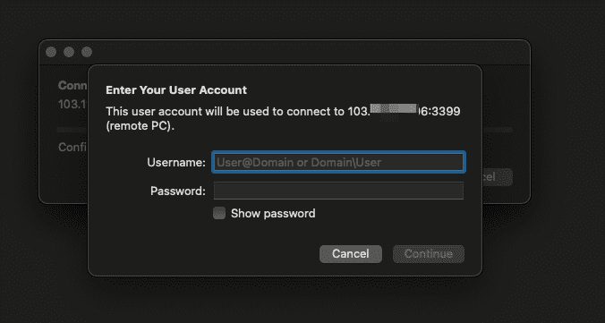 Instructions for Remote Desktop into Windows VPS