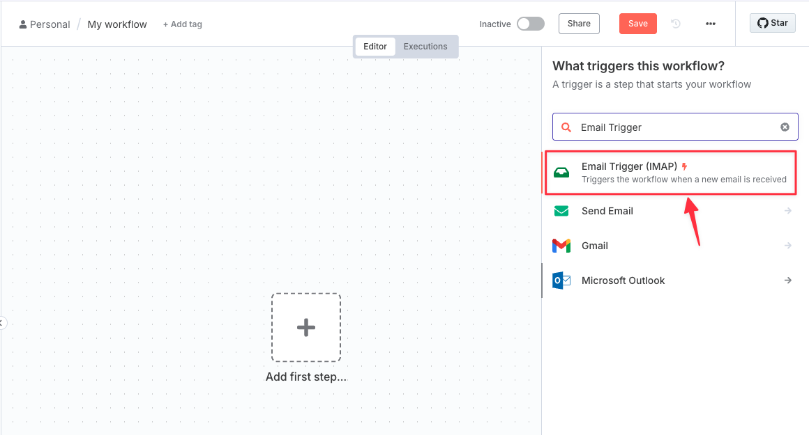 Thiết lập nhận Email qua Telegram với n8n